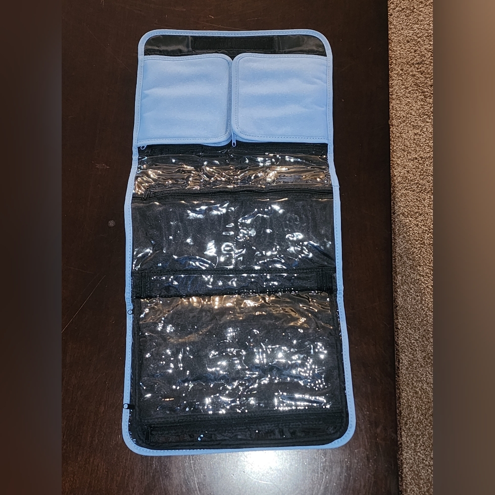 *CLEAN* BLUE MAKEUP/JEWELRY ORGANIZER